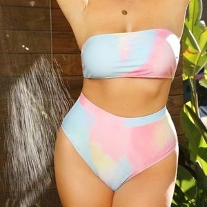 Pastel Tye Dye Bikini